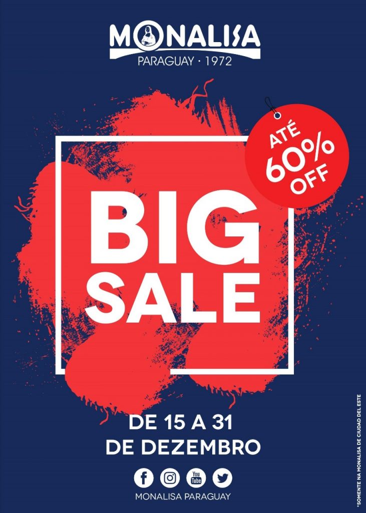 Monalisa terá Big Sale neste final do ano - Notícias Compras Paraguai